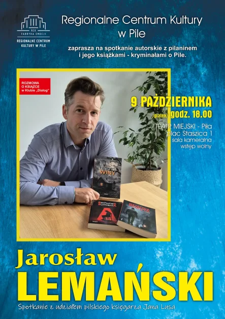 Spotkanie autorskie z Jarosławem Lemańskim - grafika