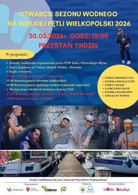 Otwarcie Sezonu Wodnego Na Wielkiej Pętli Wielkopolski 2026 - grafika
