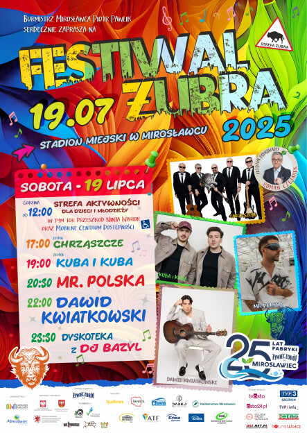 Festiwal Żubra 2025 - grafika