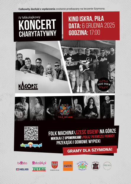 Koncert charytatywny dla Szymona Lipińskiego - grafika