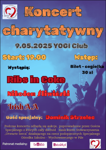 Koncert charytatywny - grafika