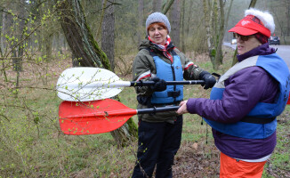 Kajakarze, cykliści i piechurzy wyruszyli na Zimowy Rajd