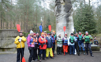 Kajakarze, cykliści i piechurzy wyruszyli na Zimowy Rajd