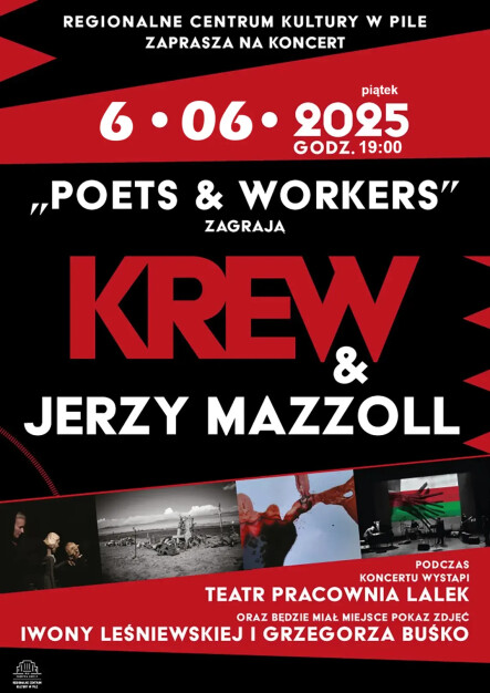 Koncert „Poets & Workers” - grafika