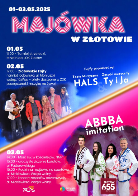 Majówka w Złotowie - grafika